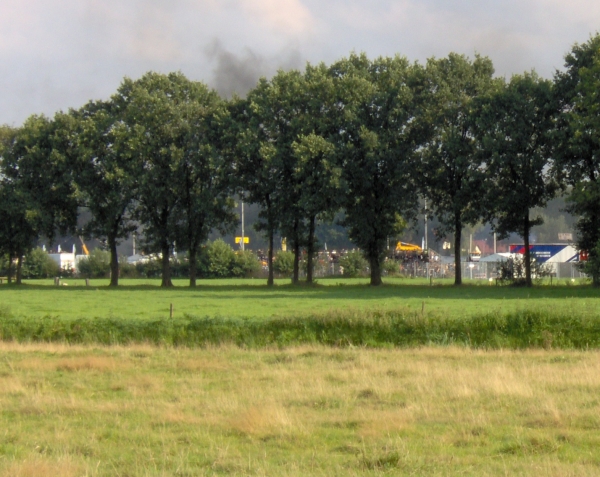 Tractorpulling achter de Snelle Loop